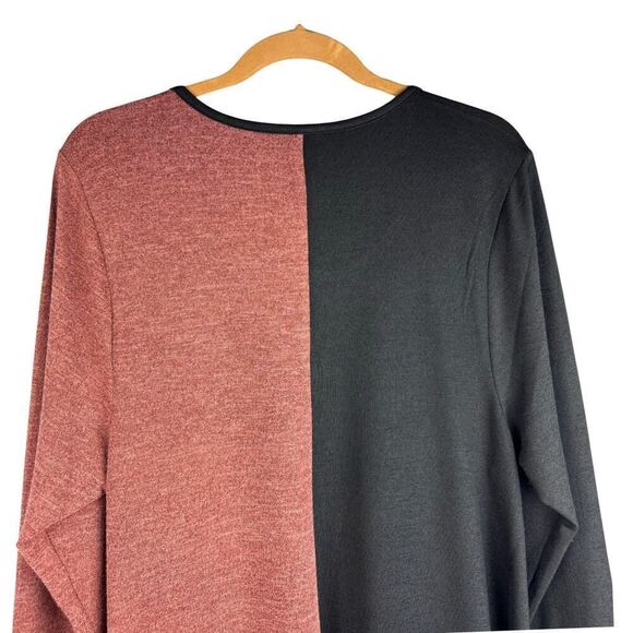 Zim &‎ Zoe Tunic Top Womens Size 18 Black & Spice Long Sleeves Pockets Bundle - Picture 8 of 8